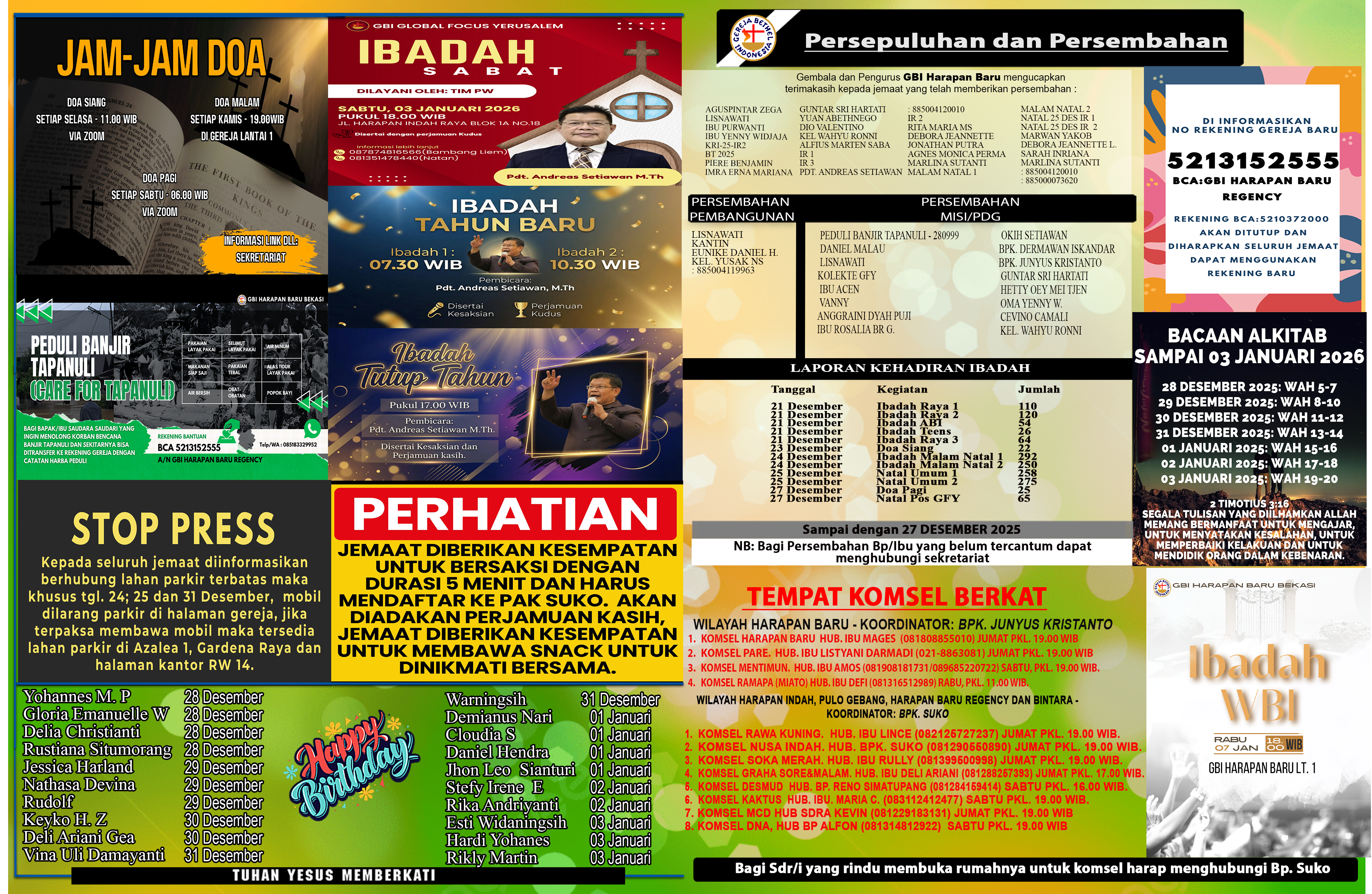 Warta Jemaat GBI Harapan Baru